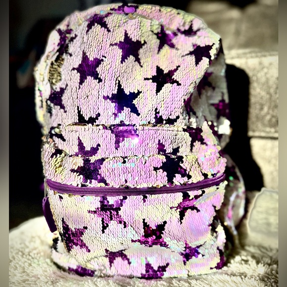 Sequin Stars Backpack - Picture 6 of 6